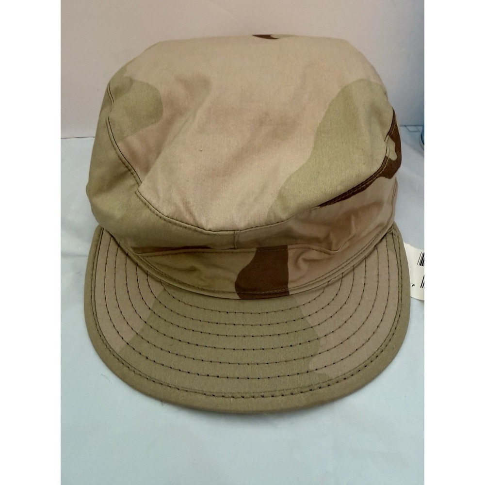 Sekri Industries Desert Camouflage 3-Color Military Patrol Cap Size 7 1/4